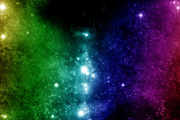 Beautiful star formation in deep space