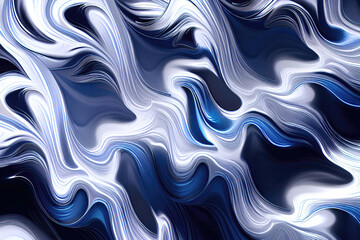 white and blue wave fluid style art for illustration