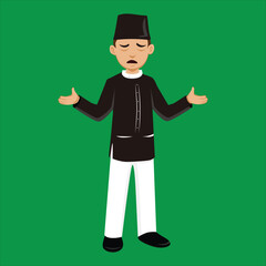 man pointing at something