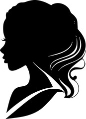 Black Women | Minimalist and Simple Silhouette - Vector illustration