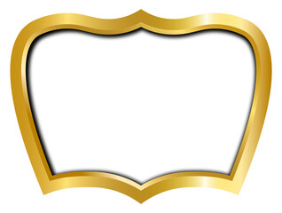 decorative frames banner label collection png transparent background transform Your designs with gold frame