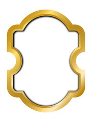 decorative frames banner label collection png transparent background transform Your designs with gold frame