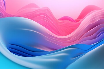 background decorative backdrop wavy colours pattern modern geometric neon flow digital banner. Generative AI.