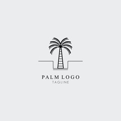 palm logo vector illustration design for use brand company identity