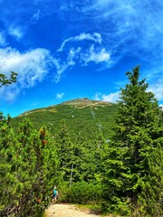 Obraz premium Snezka mountain