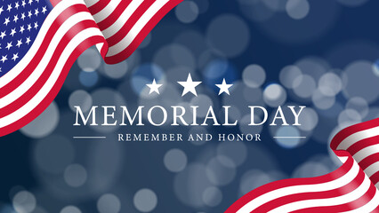 USA Memorial Day Background