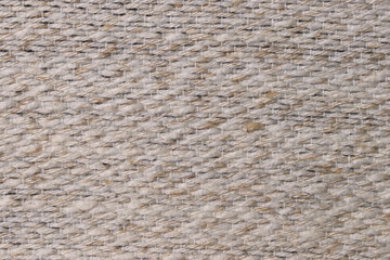 Brown fabric wall background. Surface of fabric texture in  beige - brown color.