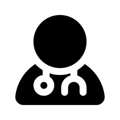 doctor glyph icon