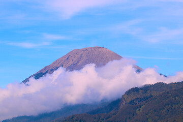 Mount Semeru landscape photo. Indonesia's highest mountain. world volcano