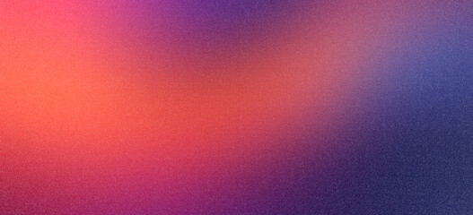 Fototapeta premium Dark blue purple pink color gradients grainy background, abstract vibrant banner design, copy space