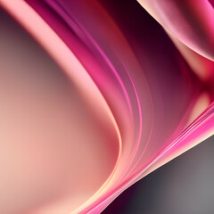 abstract background with waves - black and pink background - abstract background - Generative AI