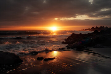 beach beautiful sunset sunrise
