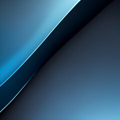 abstract blue background with lines - black and navy blue background - abstract background - Generative AI