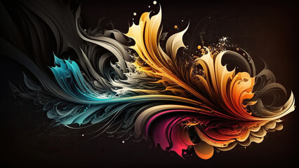 Sleek and Modern Abstract Background with Cool Tones