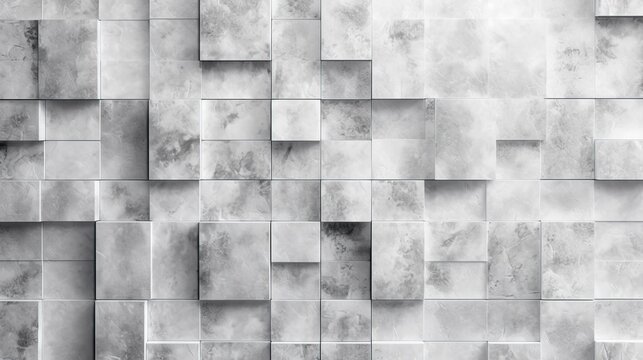 Abstract seamless and retro pattern gray and white stone concrete wall abstract background, generative ai © Creative Station
