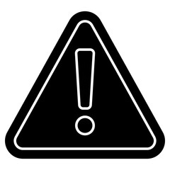 A premium download icon of caution 