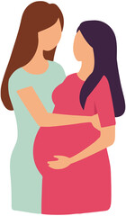 Obraz premium Lesbian symbol icon