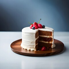 Pastry cake created with Generative AI technology