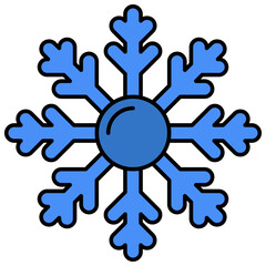 Modern design icon of snowflake 