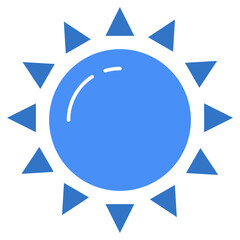 An icon design of sunlight 