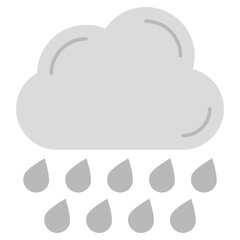 Rainfall icon in perfect design