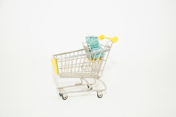 Beautiful charming interesting gifts on a beautiful background