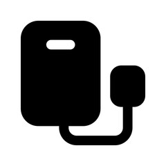 hard drive glyph icon