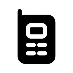 walkie talkie glyph icon