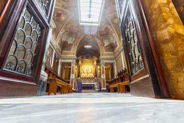 San Lorenzo Chapel in the basilica of St. Paul Outside the Walls. Rome, Italy