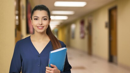 Photo education, teachers, university and schools concept
