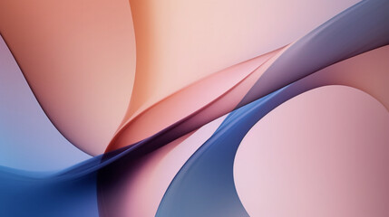 abstract colorful background with smooth lines in it Generative ai