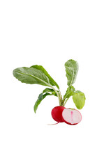 radish isolated on white png