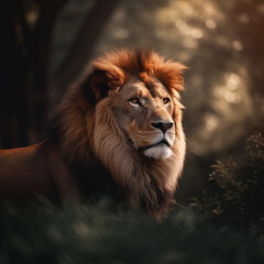 Fototapeta premium portrait of a lion