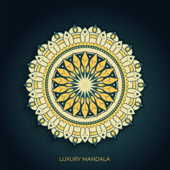 Creative luxury decorative mandala ornament