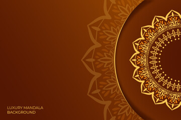 Luxury decorative mandala background