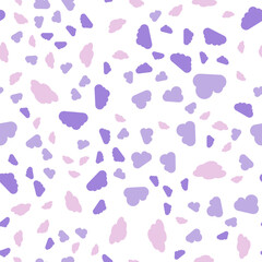 Light and Dark Purple Clouds Pattern