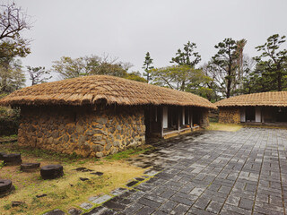 Fototapeta na wymiar traditional korea house