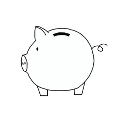 Minimal Piggy Bank