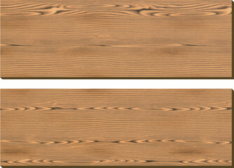 看板や表示板に活用できる様々な品種・色による木製平板イラスト素材