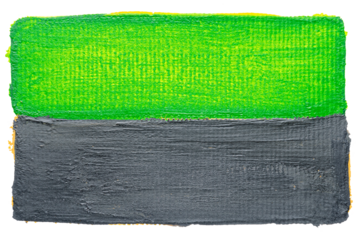 Cutout green and black brush stroke texture.