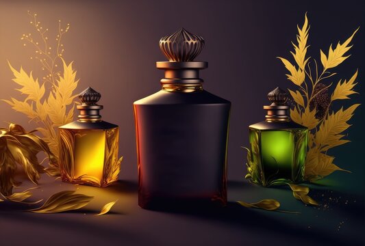 perfect liquid spray bottle banner for attar or odor lovers generative ai