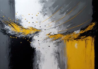 hand painted abstract wall textures banner for oil and acrylic art generative ai