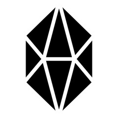 Beryllium glyph icon