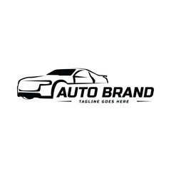 Auto vehicle and car logo design concept