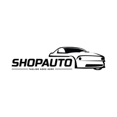 Auto vehicle and car logo design template