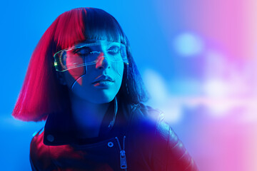 stylish cyber girl