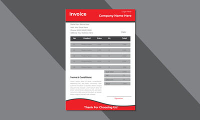 Business invoice form template. Invoicing quotes, money bills or price invoices and payment agreement design templates. Tax form, bill graphic or payment receipt page vector set.