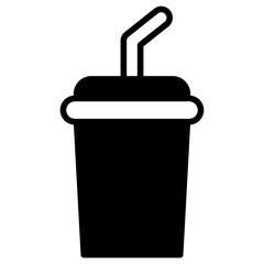 drink plastic cup icon