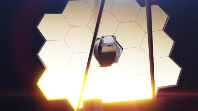 James Webb Space Telescope in space. 