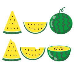 黄色いスイカセット